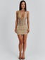 EMELIA MINI DRESS GOLD Mini Dress 