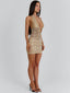 EMELIA MINI DRESS GOLD Mini Dress 
