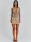 EMELIA MINI DRESS GOLD Mini Dress 