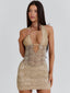 EMELIA MINI DRESS GOLD Mini Dress 