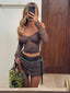 EMERSON MINI SKIRT CHOCOLATE Mini Skirt 