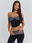 EMIL TOP BLACK POLKA DOT Corset 