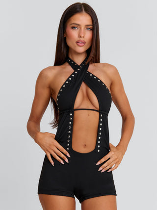 EMILIEE PLAYSUIT BLACK Playsuit 