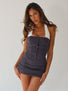 EMMAROSE MINI DRESS CHARCOAL Mini Dress 