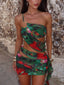 ENA TOP RUBY HIBISCUS Crop Top 