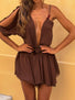 ERICE MINI DRESS CHOCOLATE Mini Dress 