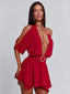 ERICE MINI DRESS DEEP RED Mini Dress 