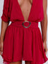 ERICE MINI DRESS DEEP RED Mini Dress 