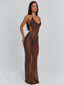 ESMERALDA MAXI DRESS CHOCOLATE Maxi Dress 
