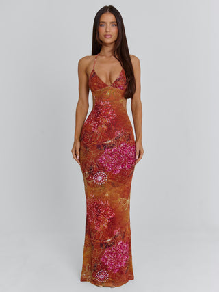 Esmeralda Maxi Dress Golden Crystal | Outcast US Outcast USA Esmeralda Maxi Dress Golden Crystal | Outcast US Outcast USA