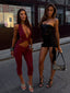 EUGENIA CAPRI JUMPSUIT BURGUNDY Jumpsuit 