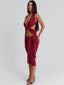 EUGENIA CAPRI JUMPSUIT BURGUNDY Jumpsuit 
