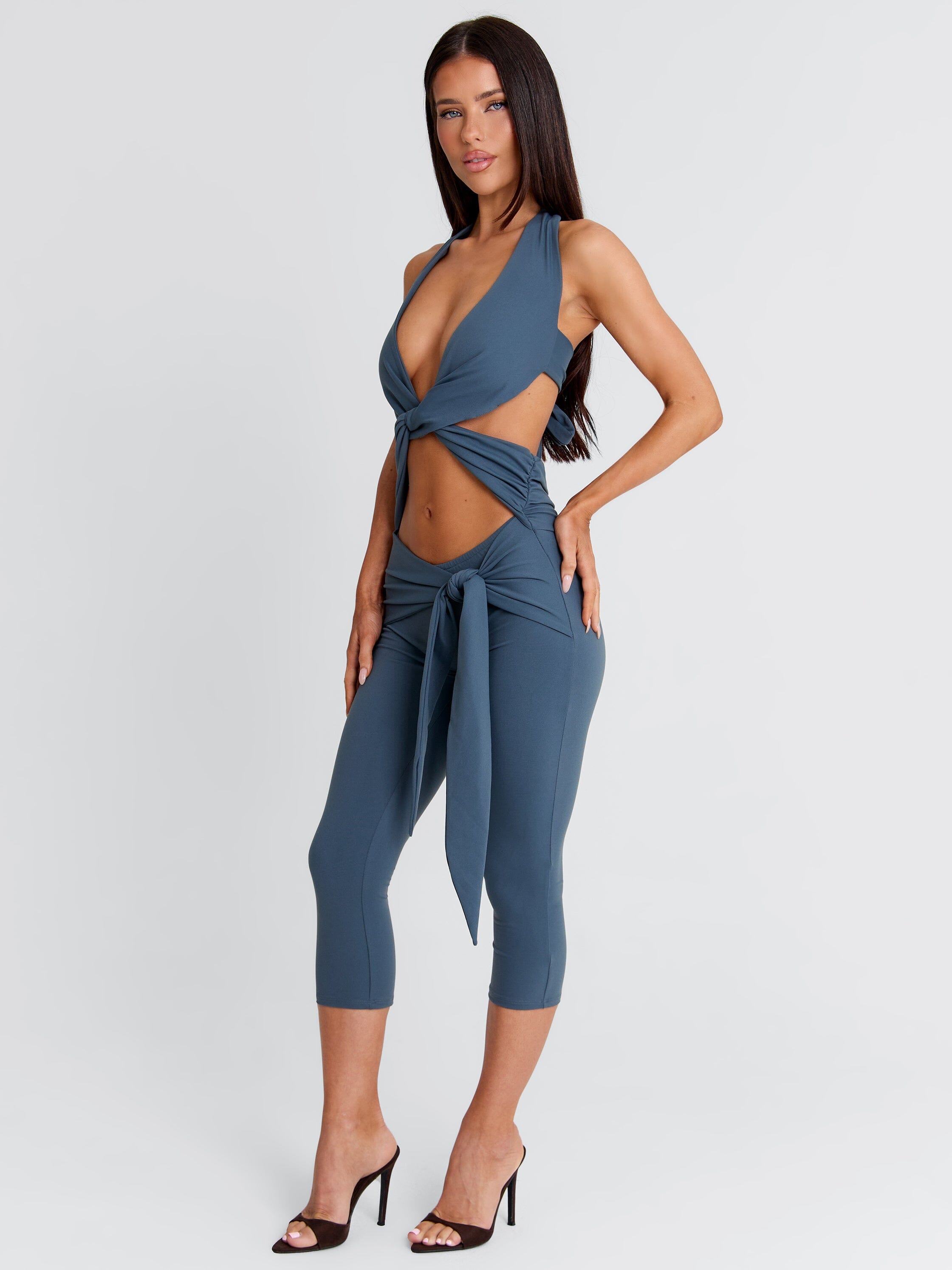 Eugenia Capri Jumpsuit Slate | Outcast US – Outcast USA