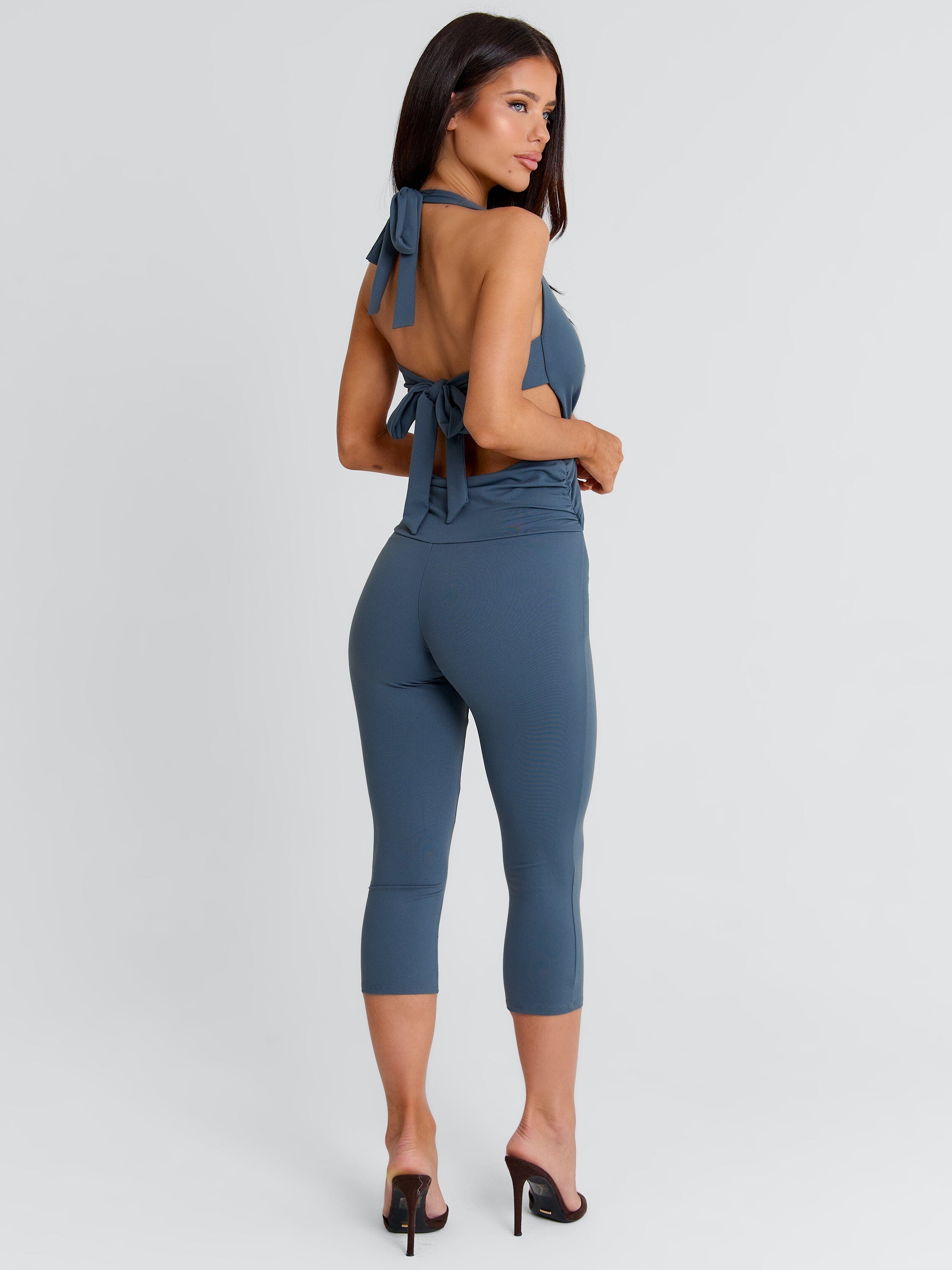 Eugenia Capri Jumpsuit Slate | Outcast US – Outcast USA