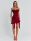 EVELANE MINI SKIRT RED Mini Skirt 