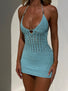 EVIANA MINI DRESS BABY BLUE Mini Dress 