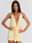 FINA MINI DRESS YELLOW POLKA DOT Mini Dress 