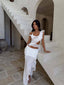FION MAXI SKIRT BRIGHT WHITE Maxi Skirt 