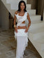 FION MAXI SKIRT BRIGHT WHITE Maxi Skirt 