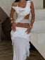 FION MAXI SKIRT BRIGHT WHITE Maxi Skirt 
