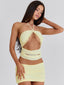 FLIC MINI DRESS YELLOW Mini Dress 