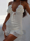 FLORIA MINI DRESS WHITE Mini Dress 