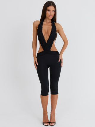 FREDDIE CAPRI JUMPSUIT BLACK Jumpsuit 
