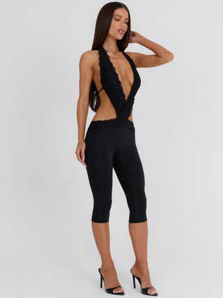 FREDDIE CAPRI JUMPSUIT BLACK Jumpsuit 