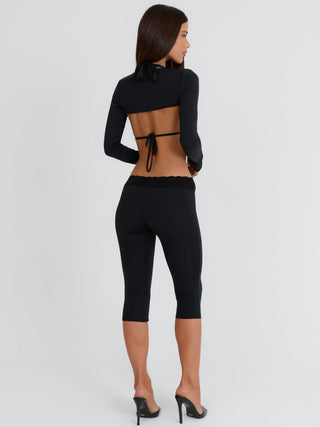 FREDDIE CAPRI JUMPSUIT BLACK Jumpsuit 