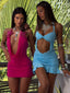FRIDA MINI DRESS HOT PINK Mini Dress 
