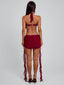 GERALDINE MINI DRESS BURGUNDY Mini Dress 