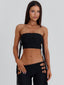 GIANAH CROP TOP BLACK Crop Top 