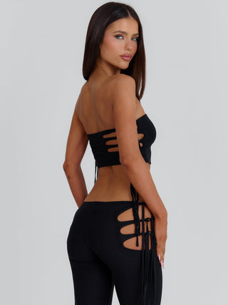 GIANAH CROP TOP BLACK Crop Top 