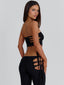 GIANAH CROP TOP BLACK Crop Top 
