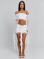 GILDA TOP WHITE Crop Top 
