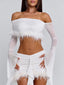 GILDA TOP WHITE Crop Top 