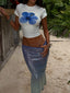 GINGER TOP WHITE Crop Top 