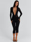 GIOVANA CAPRI JUMPSUIT BLACK Jumpsuit 
