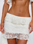 GIULIANA MINI SKIRT IVORY Mini Skirt 