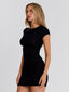 GLOWEN MINI DRESS BLACK Mini Dress 