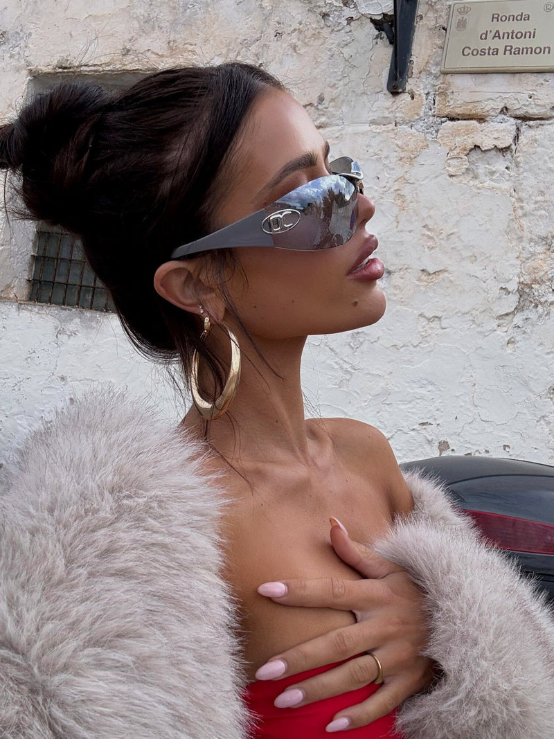 SIGNATURE FRAMELESS SUNGLASSES SILVER Sunglasses 