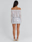 GWENDALYN MINI DRESS SILVER Mini Dress 
