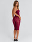 HADIYA CAPRI JUMPSUIT BURGUNDY Jumpsuit 