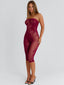 HADIYA CAPRI JUMPSUIT BURGUNDY Jumpsuit 