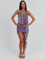 HADIYYA MINI DRESS PURPLE MULTI Mini Dress 