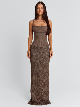 HADLAI MAXI DRESS BROWN Maxi Dress 