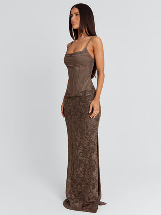 HADLAI MAXI DRESS BROWN Maxi Dress 