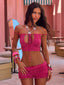 HALLEE CROP TOP PINK Crop Top 