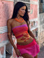 HALLIE MINI SKIRT PINK Mini Skirt 