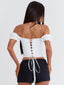 HANNAI TOP WHITE Crop Top 